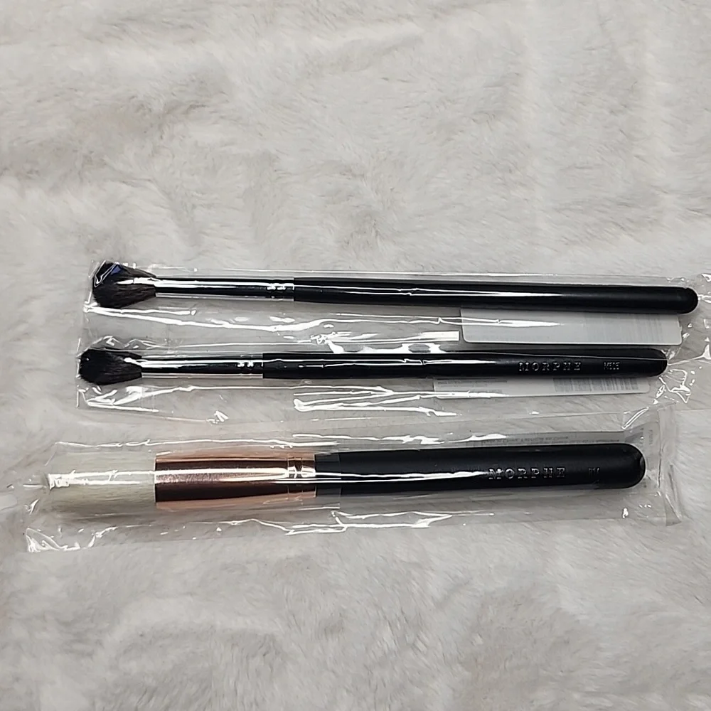 🆕️MORPHE 3 Piece Makeup Brushes & Bag